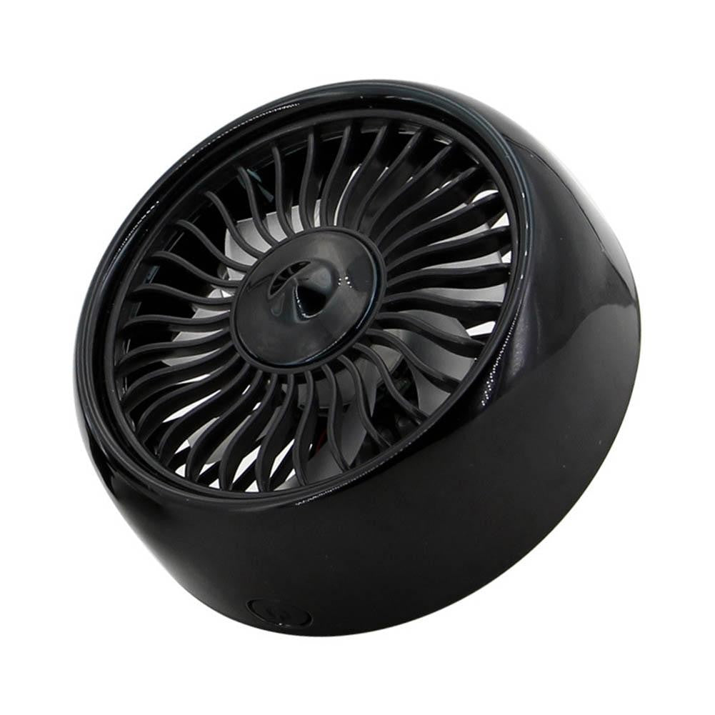 Multi-function Mini Electric Car fan Car Air Conditioning 360 Degree Rotating Cooling Fan Car circulator 12V 3 Speed car Cooler Black
