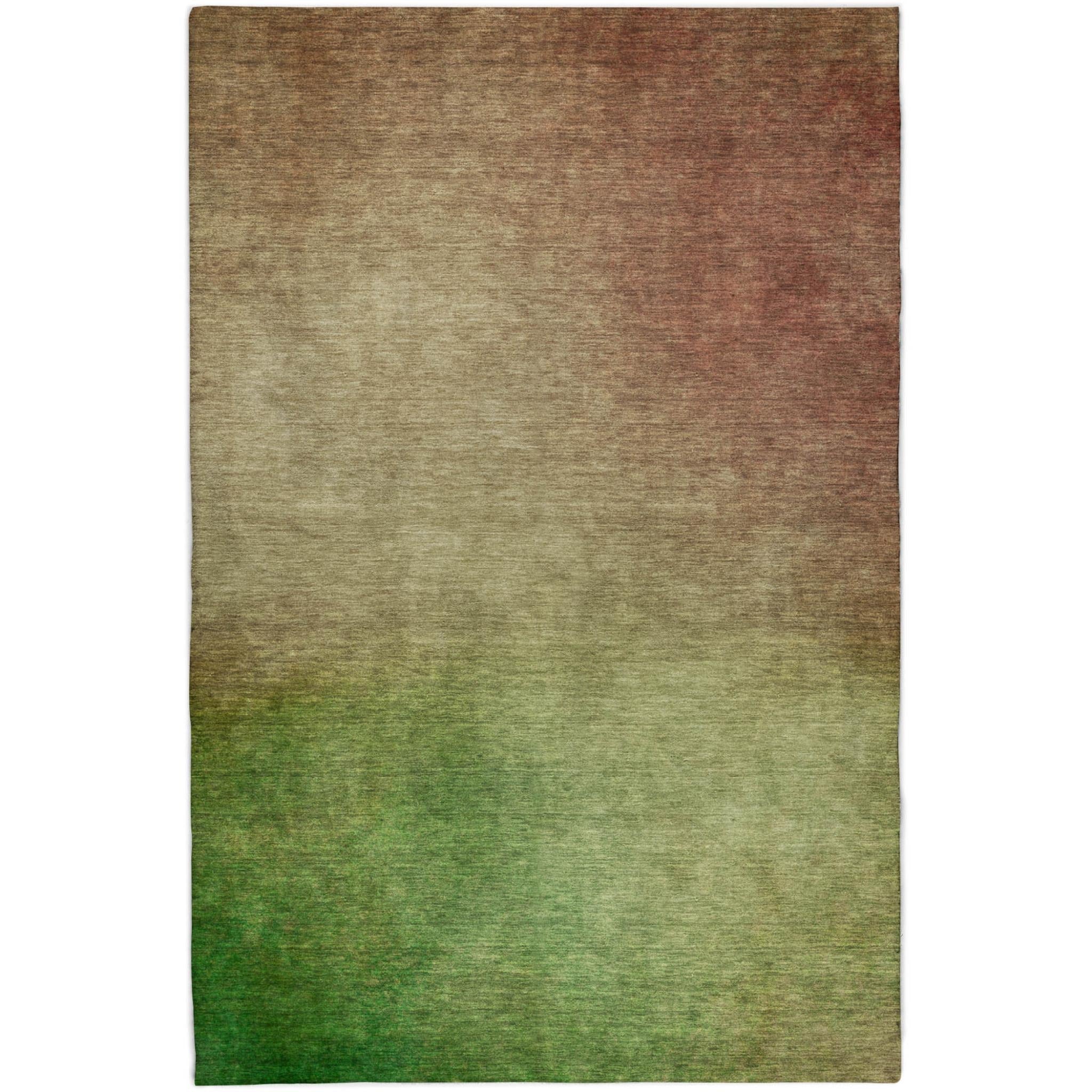 10' X 14' Blush And Taupe Ombre Shag Washable Area Rug With UV Protection - Home & Garden
