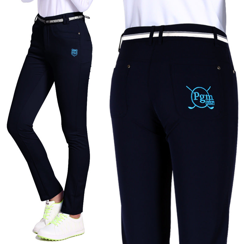 Send Belt Clothes Ultra-thin Full Long Trousers Women Tennis Run Trousers Leisure Slim Dry Fit Golf Pants Sportswear Pants