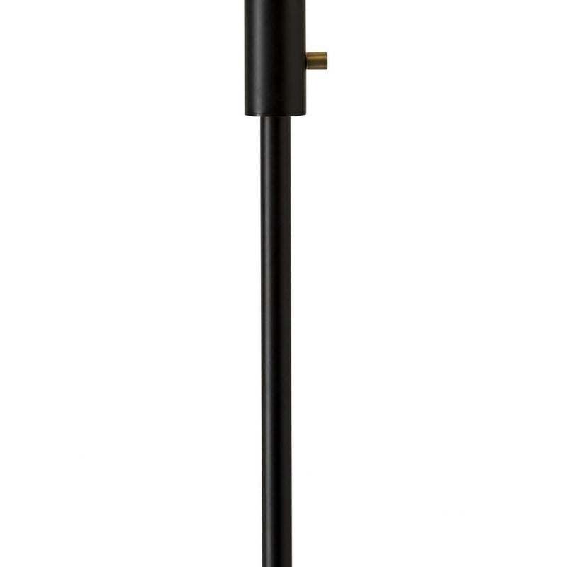 70" Black And Bronze Three Light LED Tree Floor Lamp With White - Lighting