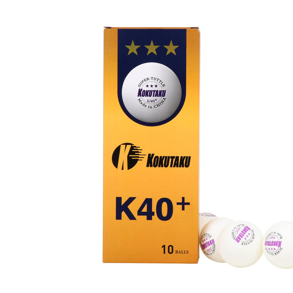 50balls/100balls 3 Star K40+ Table Tennis Ball Professional Trianing Games Seamed ABS Plastic Ping Pong Balls