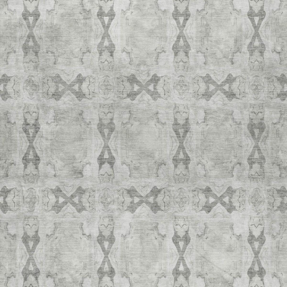10' X 14' Ivory And Gray Geometric Shag Washable Area Rug With UV Protection - Home & Garden