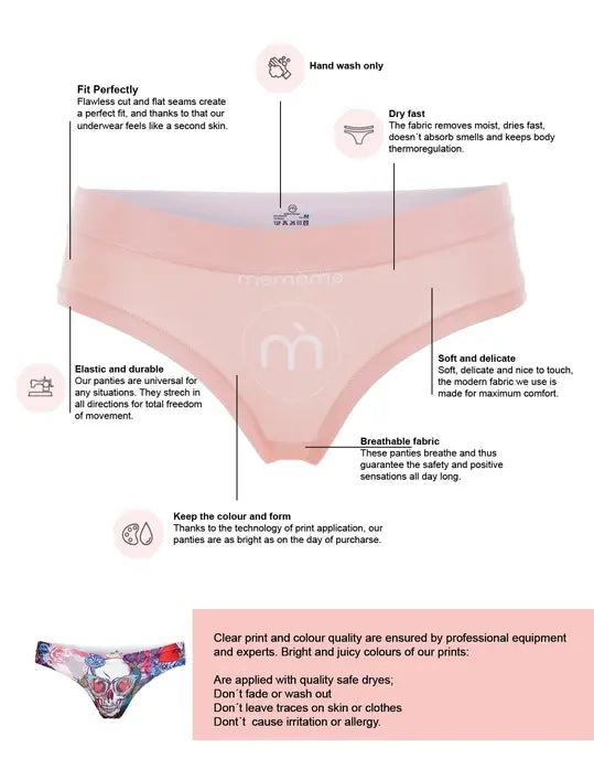 mememe GRAFFITY TRASH Panty for Women Lia International