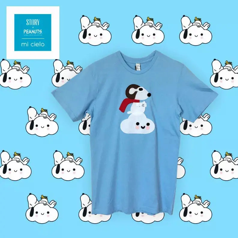 mi cielo x Snoopy - Cloud - Adult Shirt Mi Cielo