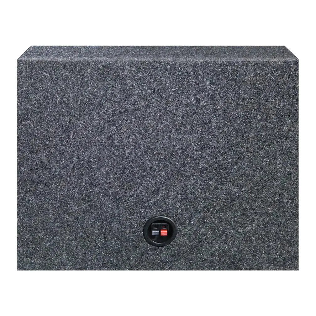 *tw12* Empty Split Woofer Box Angle 12"; Mounts Behind Seat Qpower