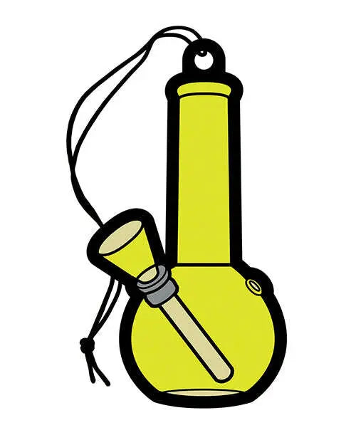 'wood Rocket Bong Air Freshener - Pineapple - GreatEagleInc