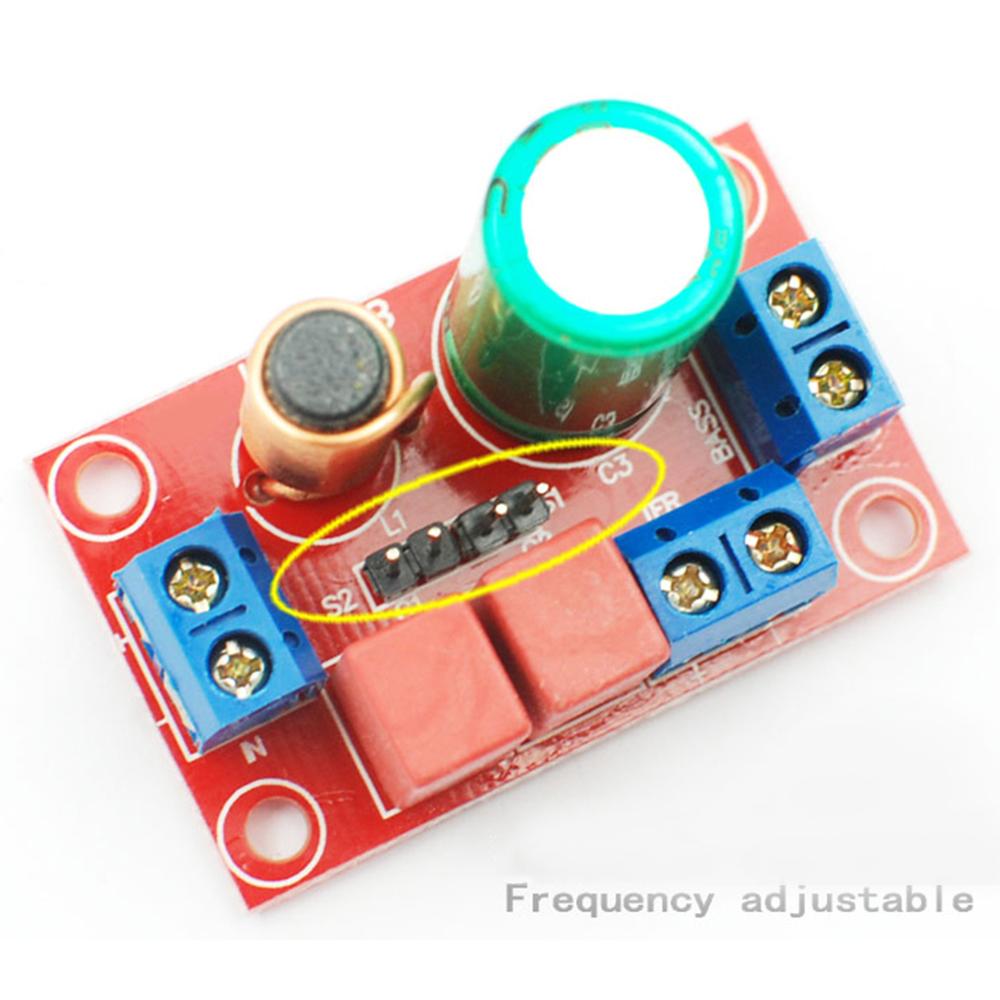 Portable Sound Treble Bass Frequency Divider Adjustable 2 Way Audio Accessories DIY Easy Install Speaker Home HIFI Crossover