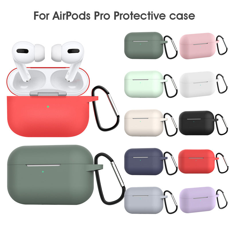 Silikon Fall Für Airpods Pro Fall Drahtlose Bluetooth für apple airpods pro Fall Abdeckung Kopfhörer Fall Für Air Schoten pro 3 Fundas