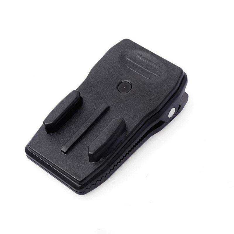 360 degree Chic Rotary Backpack Hat Clip Black Rec-Mounts Clamp Mount for GoPro Hero 2 / 3 / 3+ / 4 for SJ4000 SJ6000 AT200