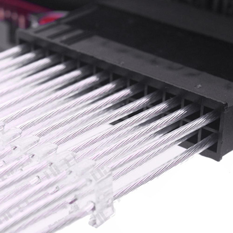 24Pin Female to 24Pin Male Desktop 24Pin Motherboard 90 Degree Power Adapter with Sufficient Durability and Ruggedness