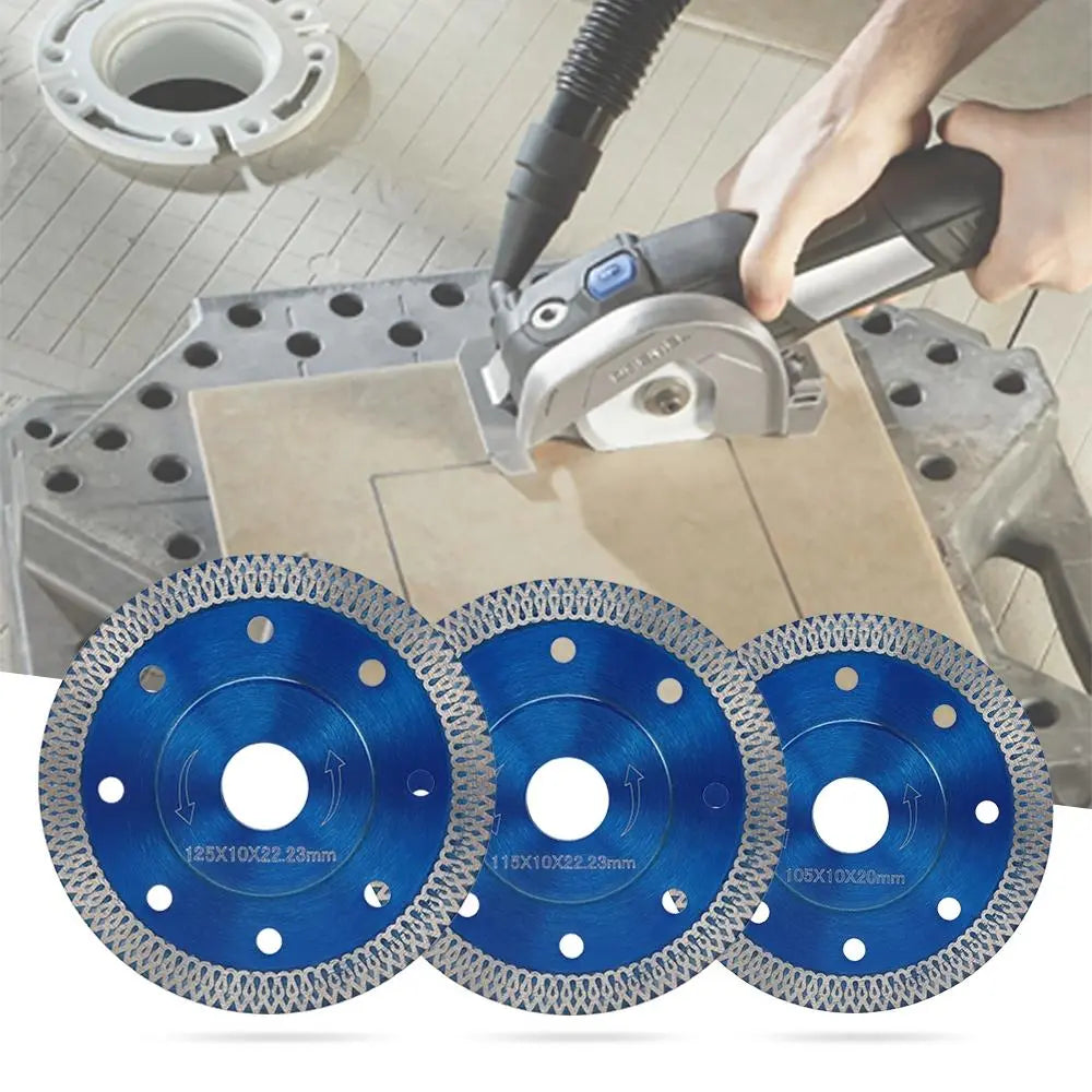 105 / 115 / 125mm Diamond Saw Blade for Porcelain Tile Ceramic Cutting