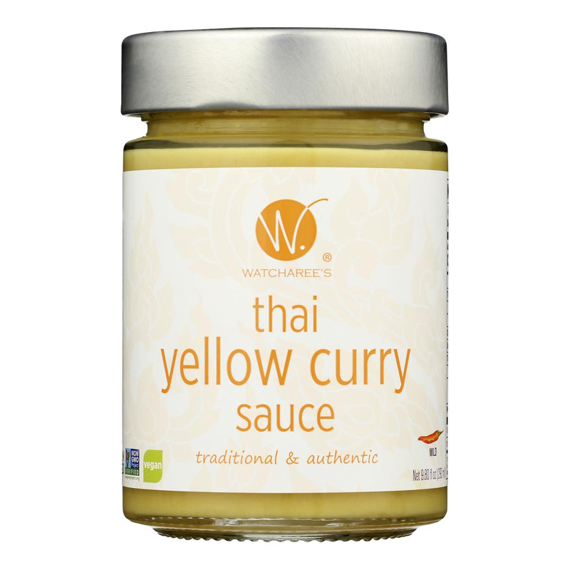 Watcharee's - Sauce Thai Yellow Curry - Case Of 6-9.8 Fz