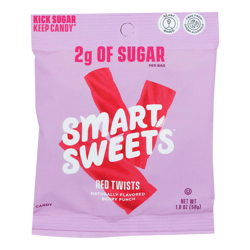 Smartsweets - Red Twists Berry Punch - Case Of 12-1.8 Oz