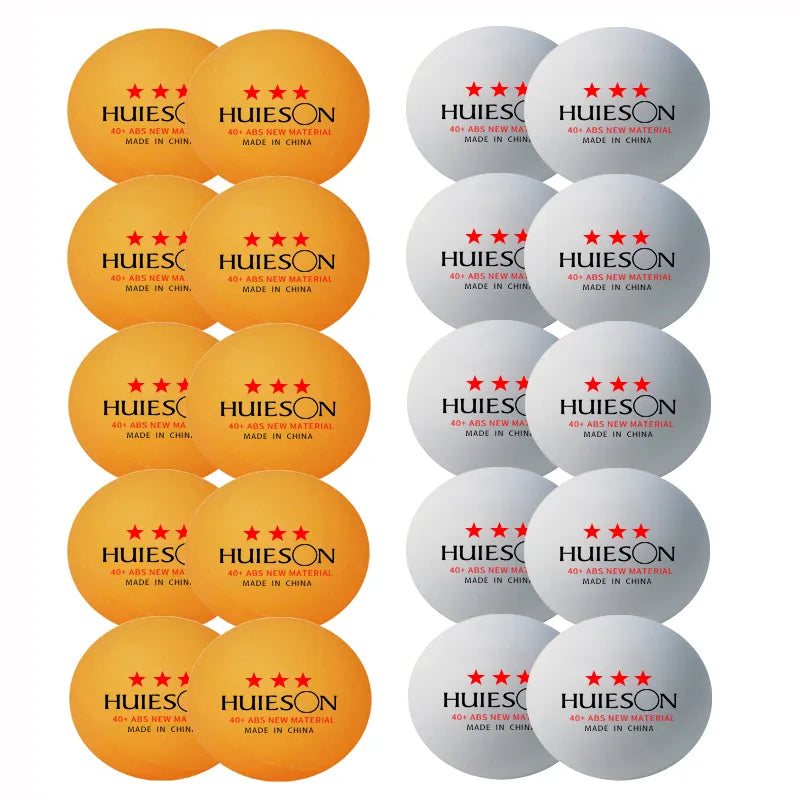 10pcs/20pcs/30pcs 3-Star Professional 40+ 2.8g ABS Table Tennis Ping pong Ball Amateur Advanced Training Competition Balls