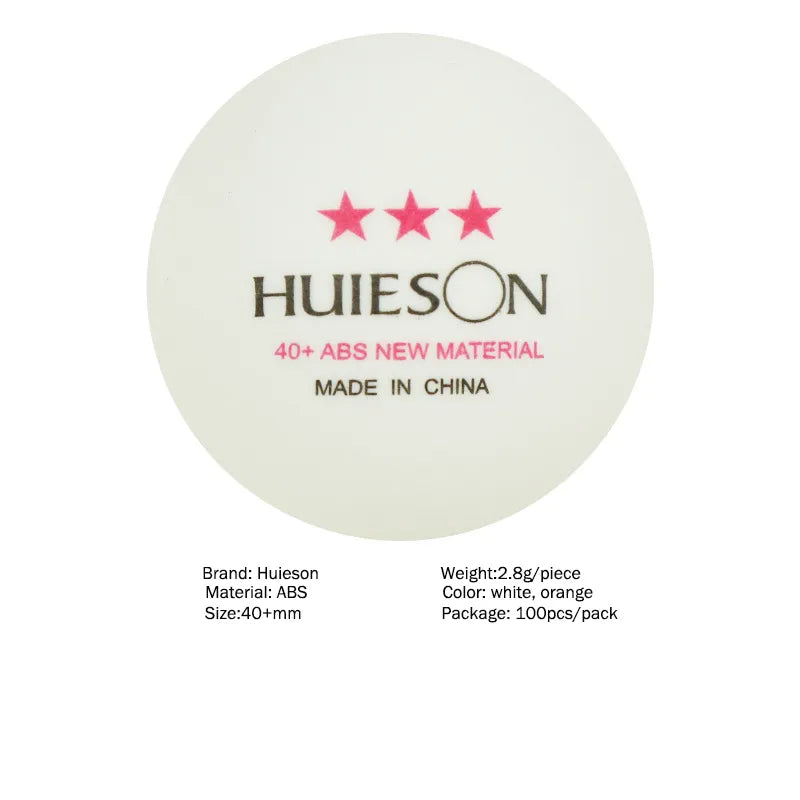 10pcs/20pcs/30pcs 3-Star Professional 40+ 2.8g ABS Table Tennis Ping pong Ball Amateur Advanced Training Competition Balls