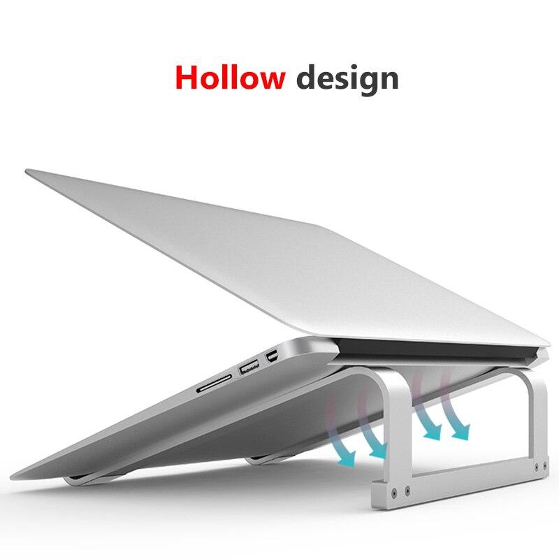 11-17 inch Aluminum Alloy Laptop Stand Portable Notebook Stand Holder For Macbook Air Pro 15 Non-slip Computer Cooling Bracket GreatEagleInc