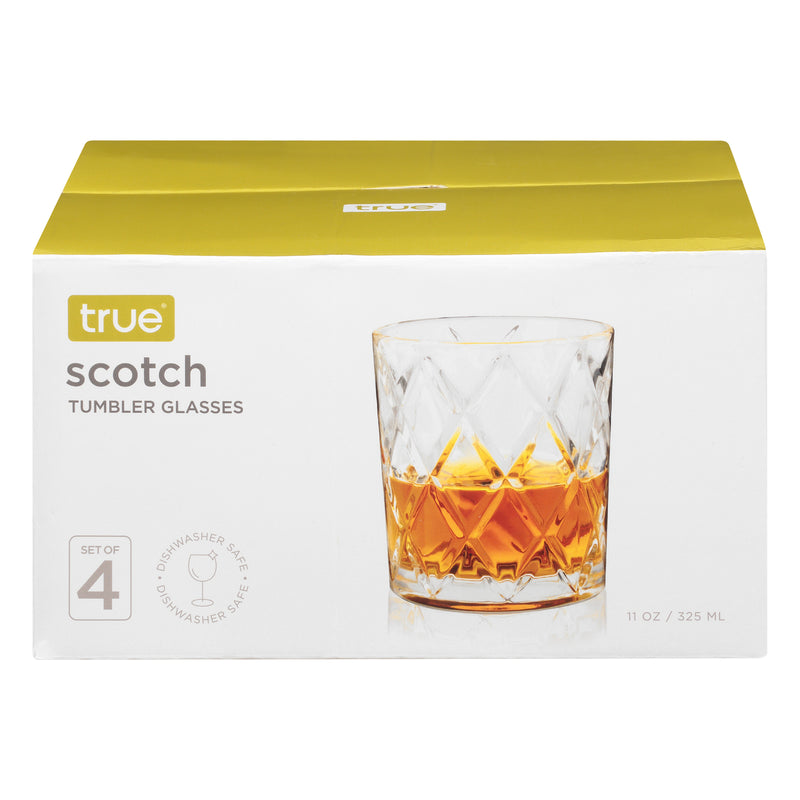 True - Scotch Glasses - Case Of 4-4 Ct