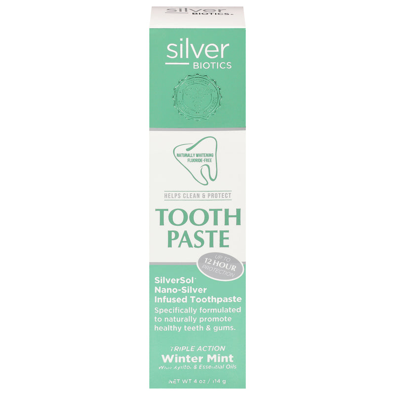 Silver Biotics - Toothpaste Winter Mint - 1 Each-4 Oz