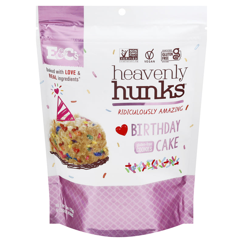 Heavenly Hunks - Cookies Gluten Free Birthday Cake - Case Of 6-6 Oz