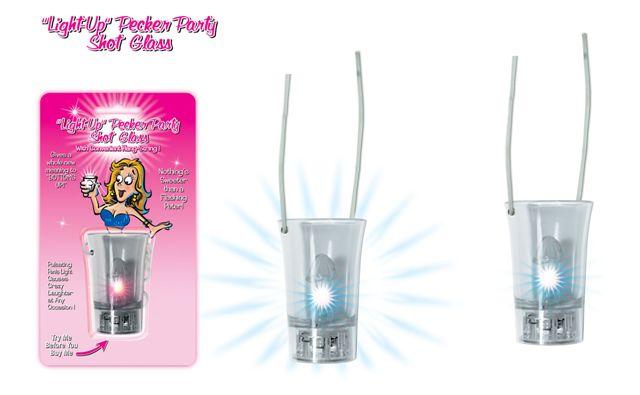 Light Up Pecker Party Shot Glass Default Title