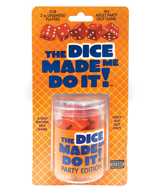 Die Dice Made Me Do It Party Edition