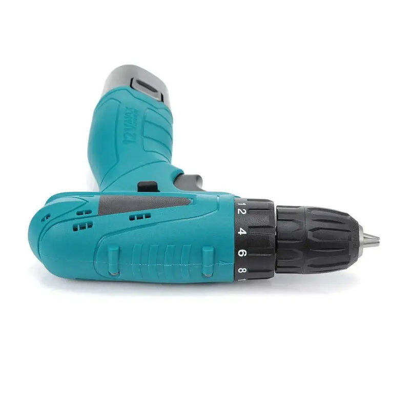 12V-Electric-Drill-Cordless-Screwdriver-Set-with-Carrying-Case-Li-ion-Battery-GreatEagleInc-317611380