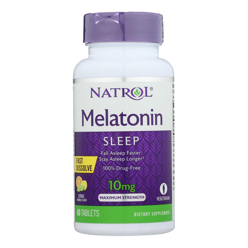 Natrol - Melatonin 10mg F/d Citrus - 1 Each - 60 Tab