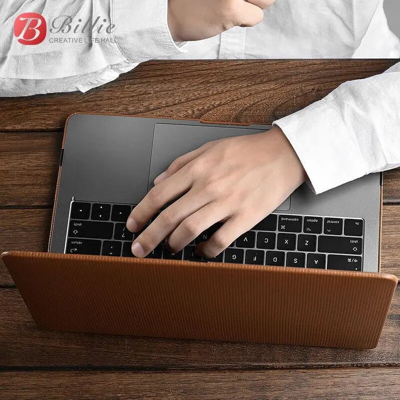 13Genuine Leather Cover Case For MacBook Pro 13 inch New 2017 Case Sleeve Luxury Leisure Laptop Bags & Cases Protective Shell Cove