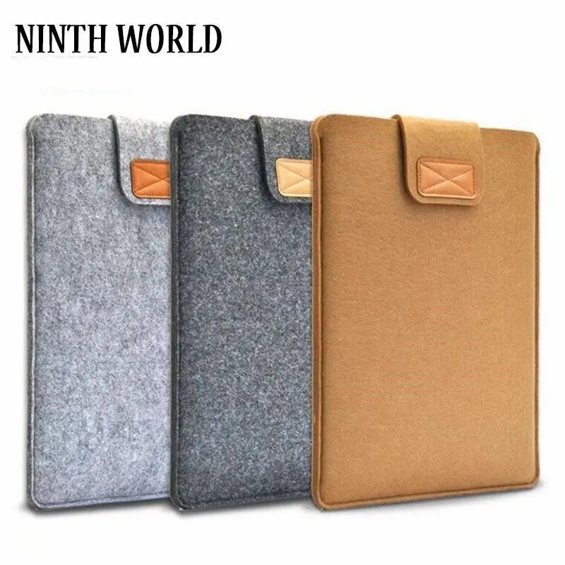 13High Quality Felt Liner Sleeve Laptop Bag Notebook Case Computer Bag Smart Cover For 8 "11" 13 "15" Inch Macbook Air Pro Retina