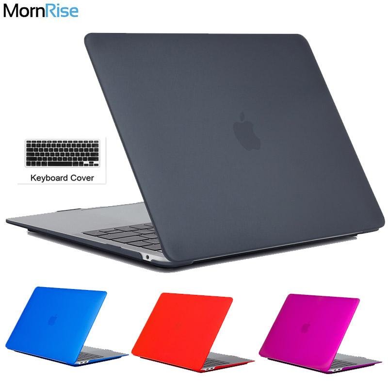 13Anti Scratch Matte Cases for Apple MacBook Air Pro Retina 11 12 13 15 Case laptop PC Bags Sleeve Accessories Free Keyboard Cover GreatEagleInc