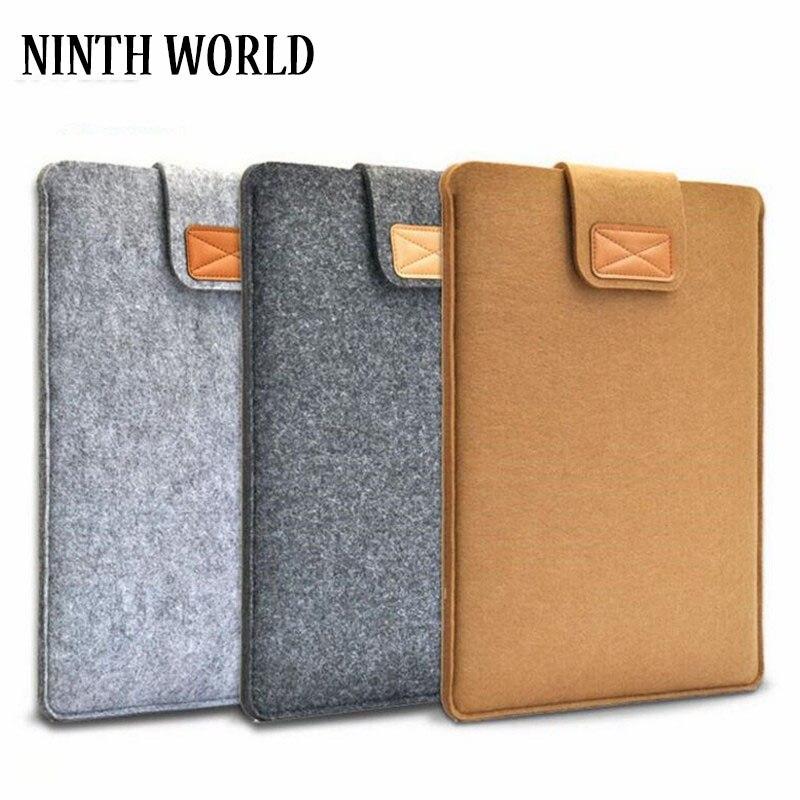 13High Quality Felt Liner Sleeve Laptop Bag Notebook Case Computer Bag Smart Cover For 8 "11" 13 "15" Inch Macbook Air Pro Retina