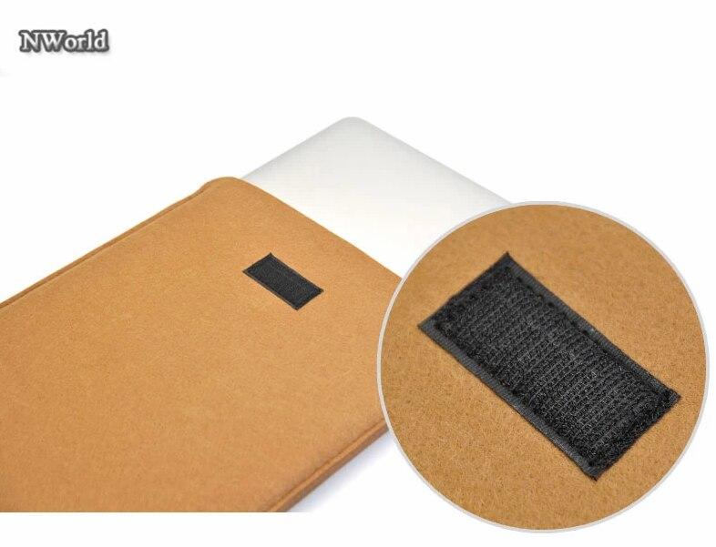 13High Quality Felt Liner Sleeve Laptop Bag Notebook Case Computer Bag Smart Cover For 8 "11" 13 "15" Inch Macbook Air Pro Retina