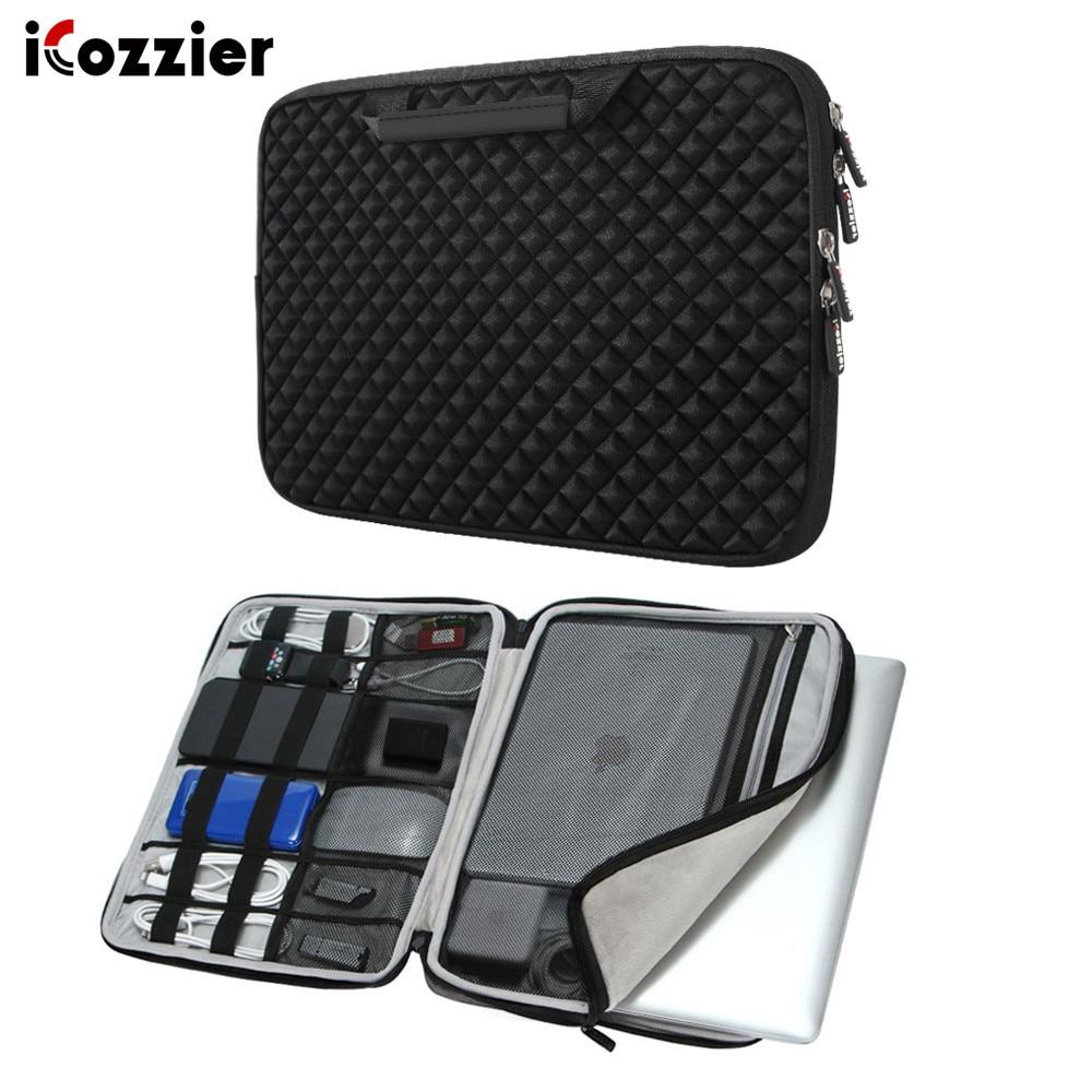13iCozzier Laptop Sleeve Case Bag for Macbook Air 13 Pro 13 Pro 15'' New Retina 12 13 15 Cover Notebook Handbag 14