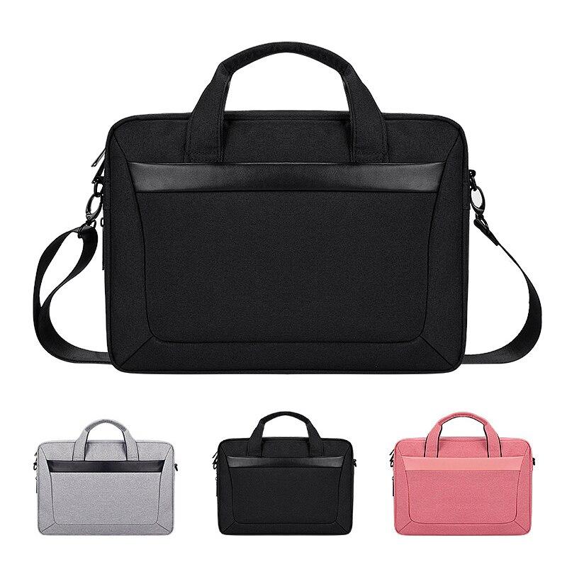 13Laptop Bag 13.3 15.6 14 Inch Waterproof Notebook Bag Sleeve For Macbook Air Pro 13 15 Computer Shoulder Handbag Briefcase GreatEagleInc