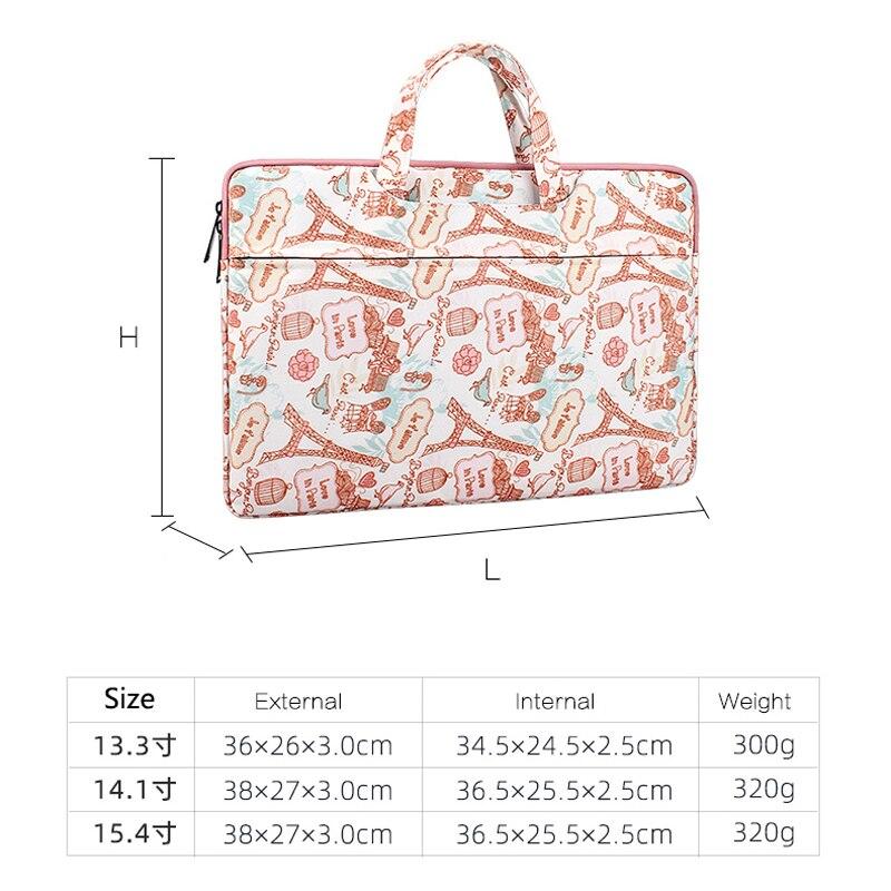 13Laptop Bag 13.3 15.6 14 inch Waterproof Notebook Bag Sleeve For Macbook Xiaomi Air Pro 13 15 Computer Handbag Briefcase Bag GreatEagleInc