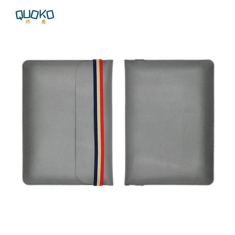 13Laptop bag case Microfiber Leather Sleeve for Dell XPS 13 15 9360 9370 9560 9570 Coloured elastic band Style sleeve GreatEagleInc