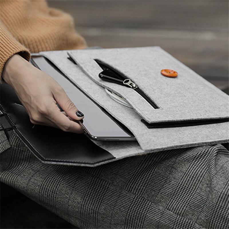 13Laptop Sleeve Bag Notebook Handbag Woman For Macbook Air IPad Pro Retina 11 12 13 15 Lenovo Asus HP Laptop Liner Bag 2020 Case GreatEagleInc