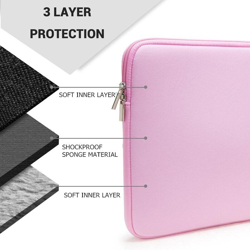 13Laptop Zipper Sleeve 14,15.6 Inch Notebook Bag 13.3 For MacBook Air Pro 11.6 13 Case,Laptop Bag 11,12,13,15 Inch Protective Case GreatEagleInc