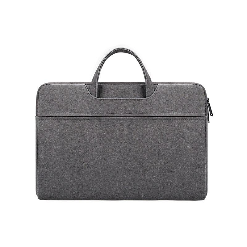 13New Pu Leather Laptop Bag 13.3 14 15.6 inch Waterproof Notebook Bag Sleeve For Macbook Air Pro 13 15 Computer Briefcase HandBag GreatEagleInc
