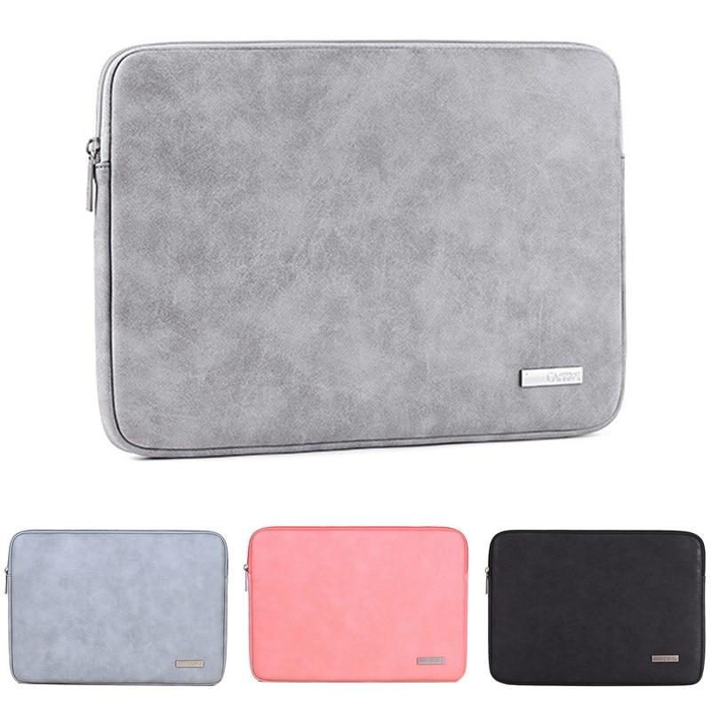 13PU Leather Laptop Sleeve Bag Cover Pouch For 13 15 inch Macbook Air Pro Retina Notebooks Case 13.3 14 15.6" For Xiaomi HP Dell GreatEagleInc