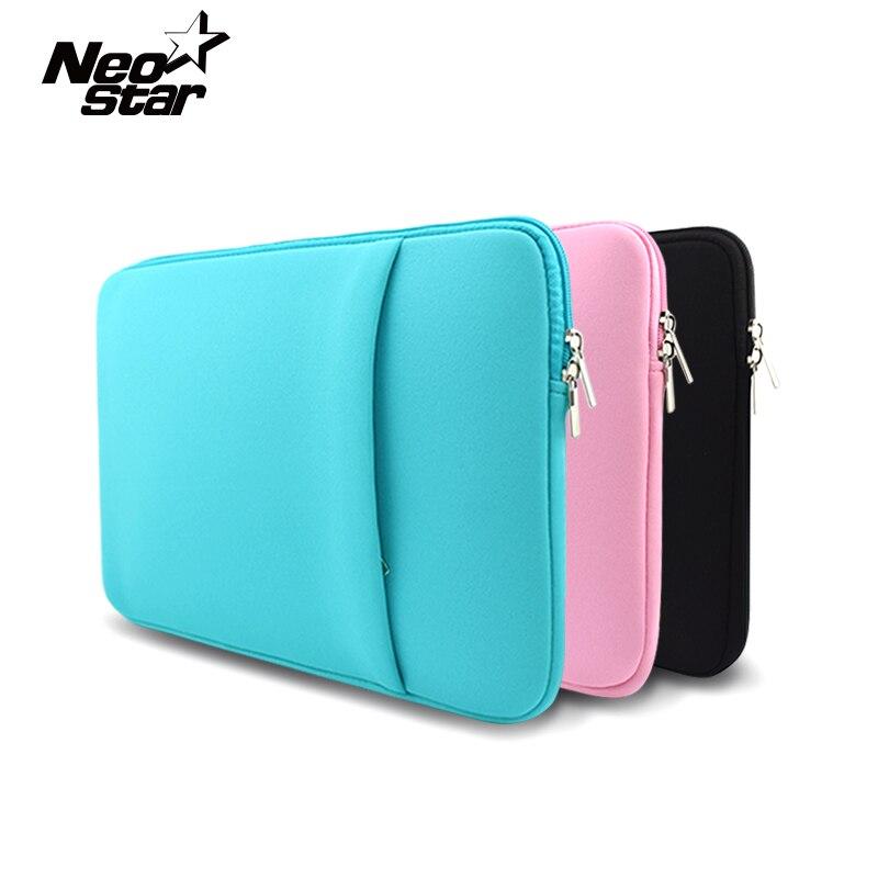 13Soft Sleeve Laptop Bag Case For Macbook Air Pro Retina 13 11 15 14" For Mac Pouch Cover For Notebook Phone Mouse Adapter Cable GreatEagleInc