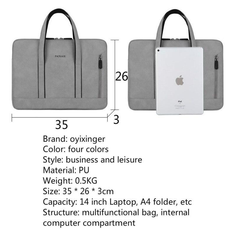 13The Price Of Computer Bags 2020 Women Bag Young Style Office Laptop Sleeve Bag For Macbook Air 13 Case Men Handbag Laptoptas Sac GreatEagleInc