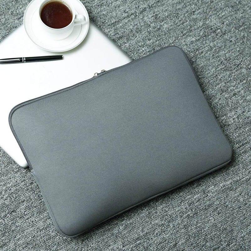 13Useful Soft Laptop Sleeve Bag Protective Zipper Notebook Case Computer Cover 11 12 13 14 15 15.6 inch For Macbook Pro Air Retina GreatEagleInc