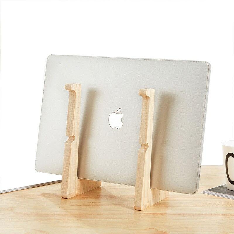 13Vmonv Increased Height Wood Laptop Stand Holder for Macbook Air Pro Retina 13 15 Inch Notebook Vertical Base Cooling Stand Mount (01) GreatEagleInc