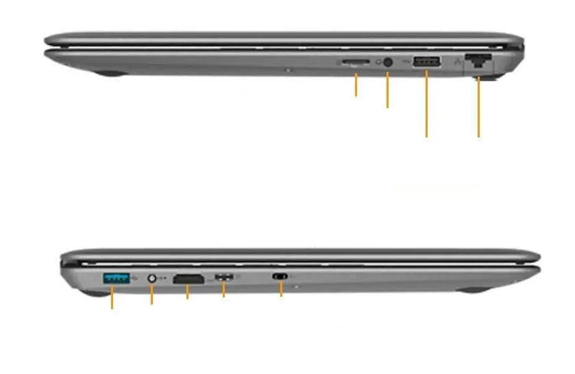 14.1 Inch Fast 8GB 256GB mini laptop notebook computer pc (Silver Intel Pentium) - GreatEagleInc