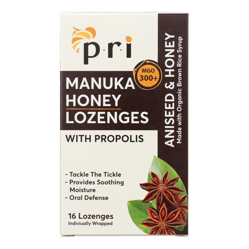 Pacific Resources International - Lozenges Organic Aniseed & Honey - 1 Each-16 Count