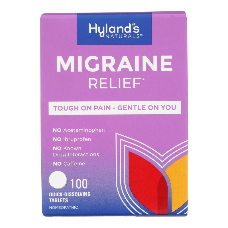 Hyland's - Homeopathic Migraine Relief - Case Of 3-100 Tablets