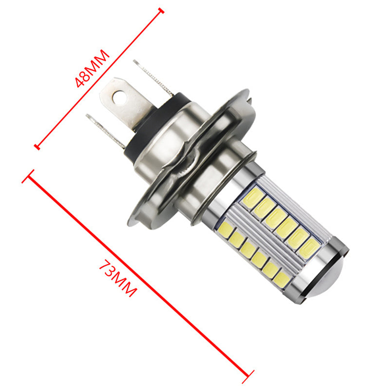 H4 LED Lamp Car Headlight Cold White 33 SMD 5630 5730 Light Bulb Auto Automobile Fog Light Headlamp 12V DC