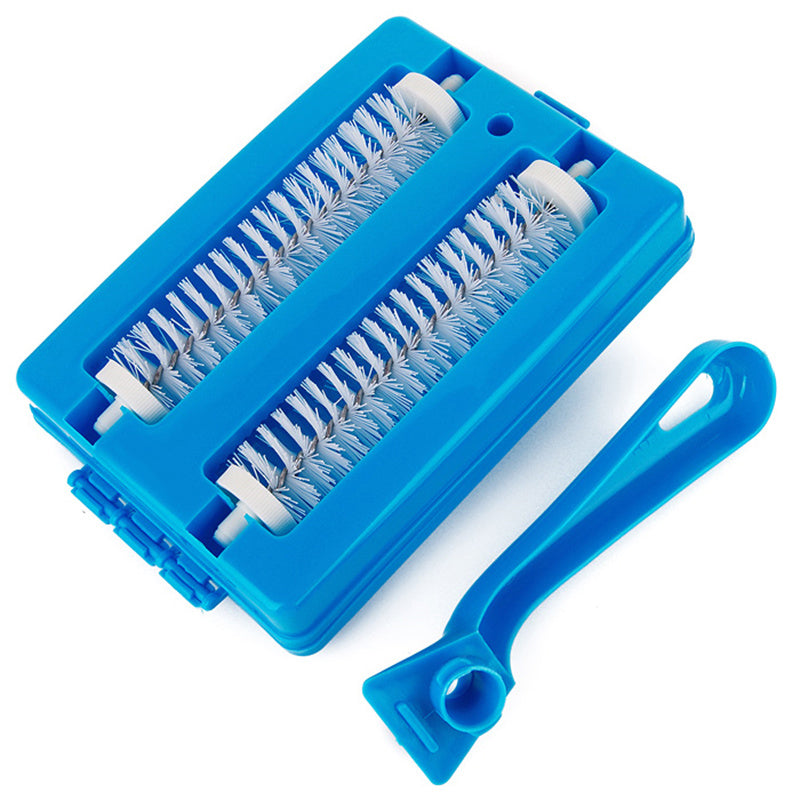 Handheld Double Brush Carpet Table Sweeper Dirt Cleaner Roller Sweeper Crumb Home Cleaning Brushes Accessaries Debris Collector