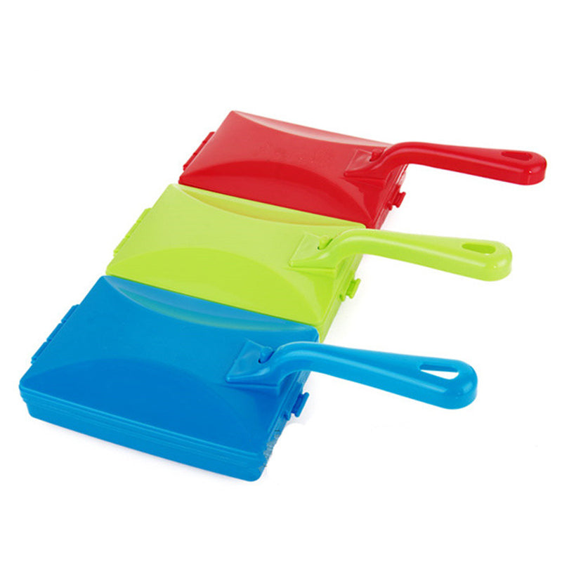 Handheld Double Brush Carpet Table Sweeper Dirt Cleaner Roller Sweeper Crumb Home Cleaning Brushes Accessaries Debris Collector